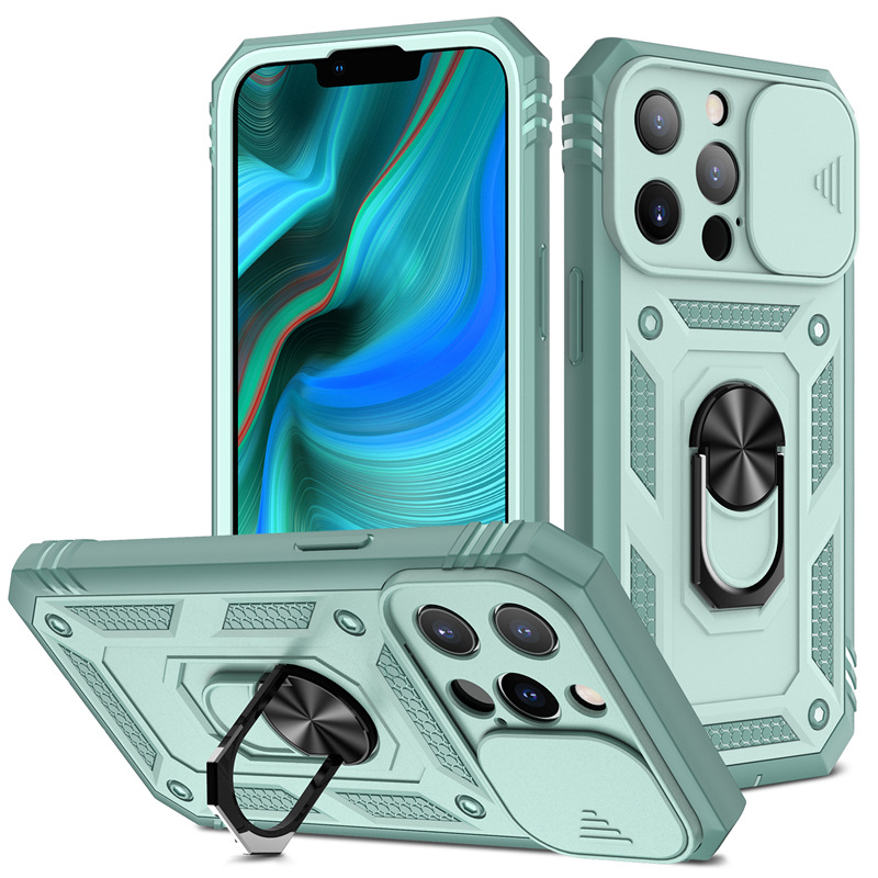 Military Armor Phone Case With Stand For iPhone