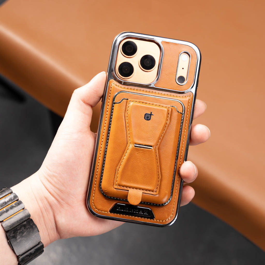 Leather Magsafe iPhone Case With Card Holder
