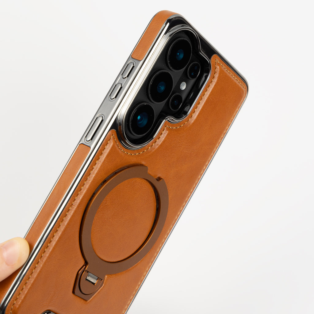 Luxury Leather Galaxy S Phone Case