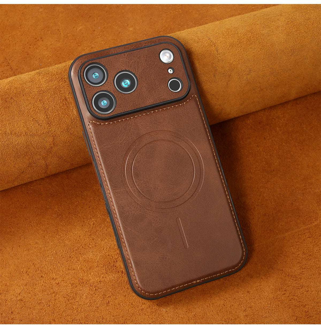 Leather Magsafe iPhone Cases For iPhone 17 Series