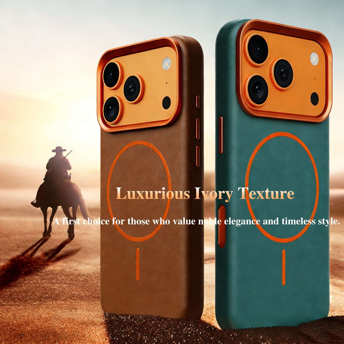 Leather MagSafe iPhone Case