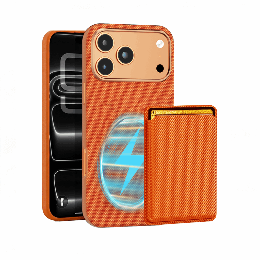 Fabric Magsafe iPhone Cases With Card Holder