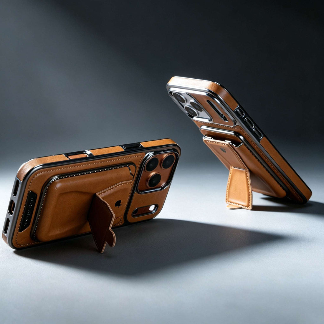Leather Magsafe iPhone Case With Card Holder