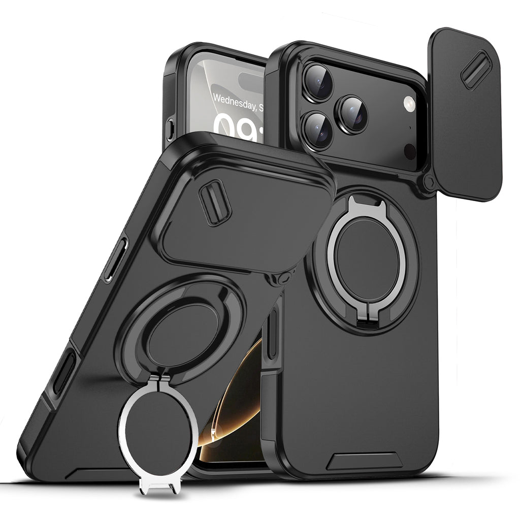 iPhone Cases With Magnetic Ring Stand For iPhone 17 Series