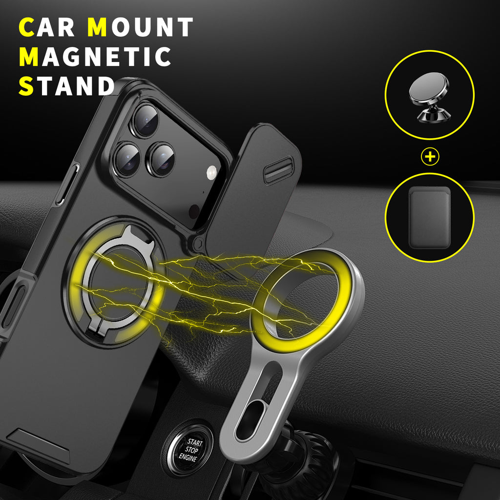 iPhone Cases With Magnetic Ring Stand For iPhone 17 Series