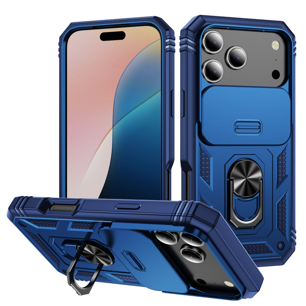 Military Armor Phone Case With Stand For iPhone