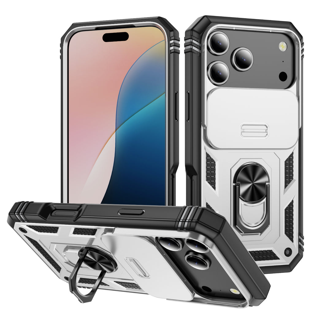 Military Armor Phone Case With Stand For iPhone