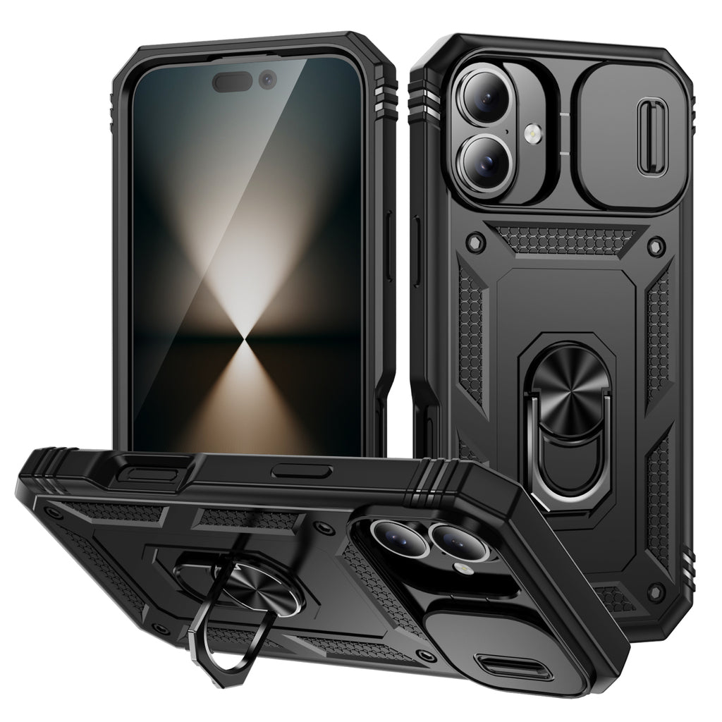 Military Armor Phone Case With Stand For iPhone