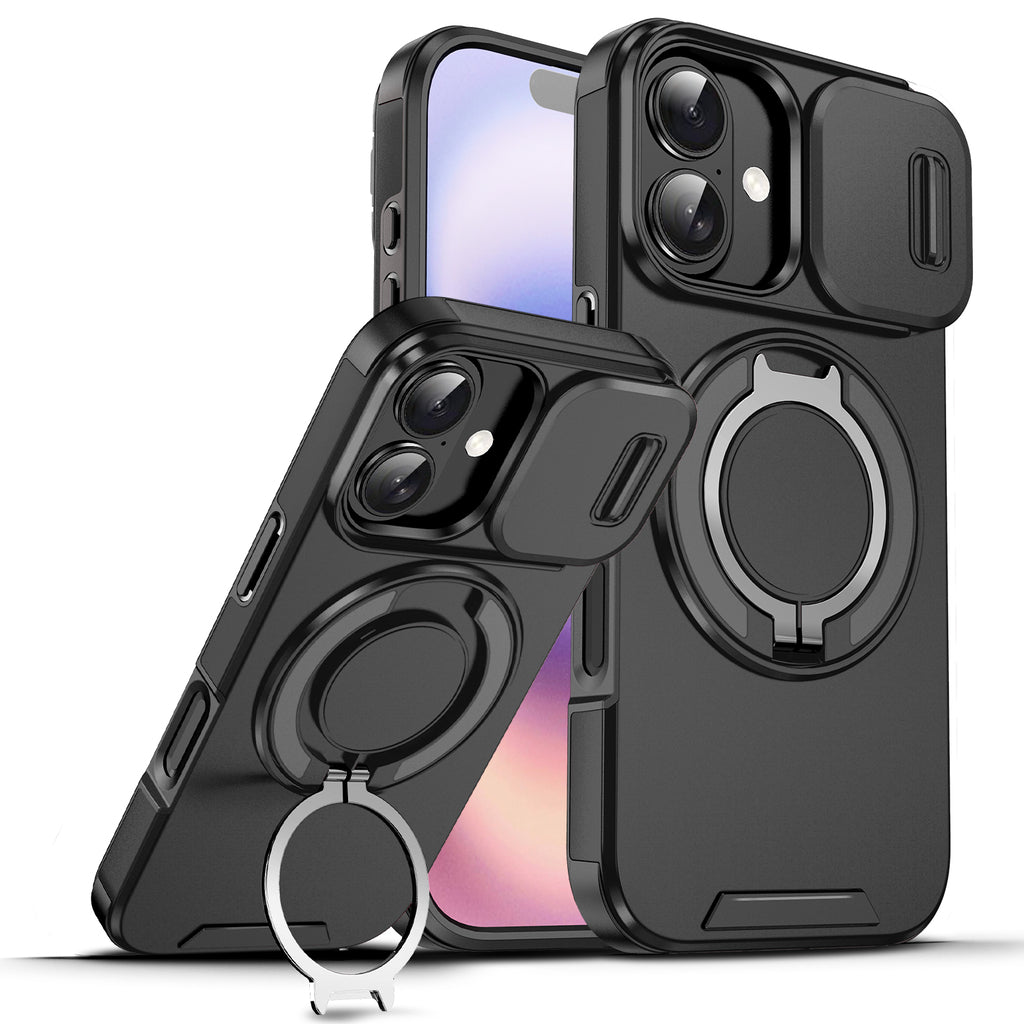 iPhone Cases With Magnetic Ring Stand For iPhone 17 Series