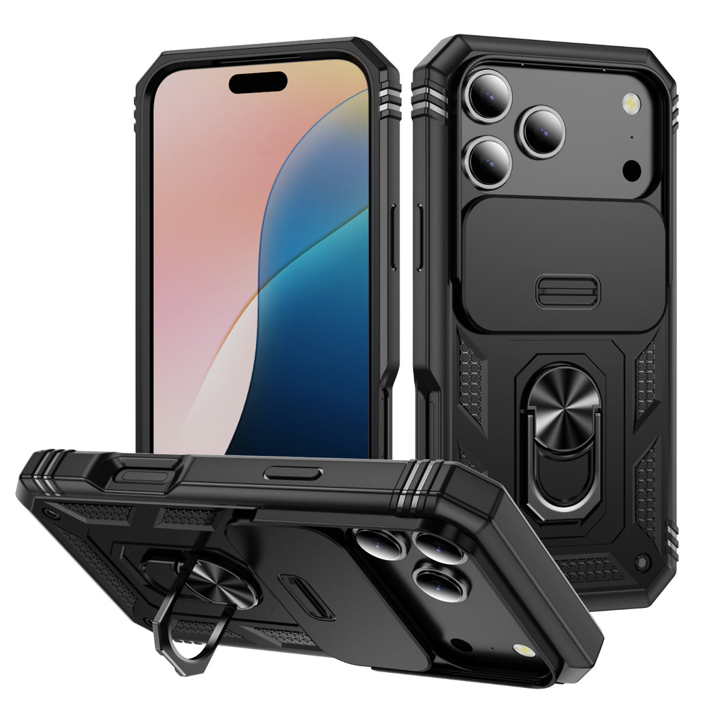 Military Armor Phone Case With Stand For iPhone