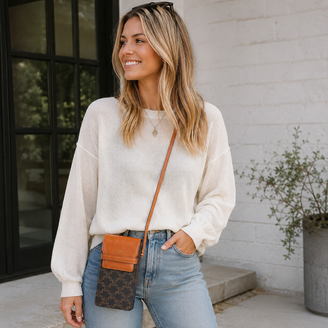 Elegant  Leather CL Phone Purse-CYCL160