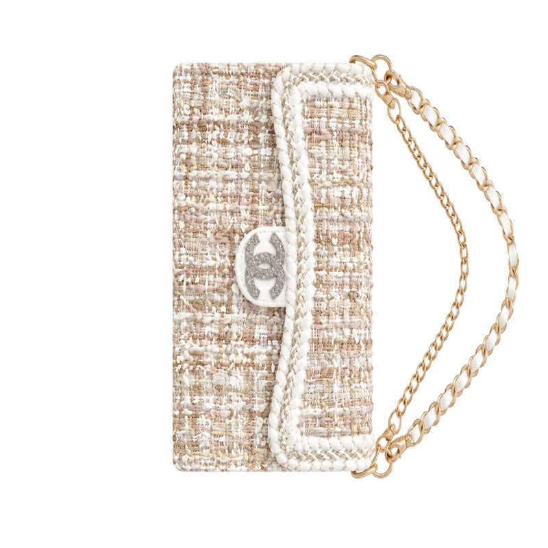 High-quality  CC iPhone Case With Flip Wallet And Crossbody Strap-LA260054