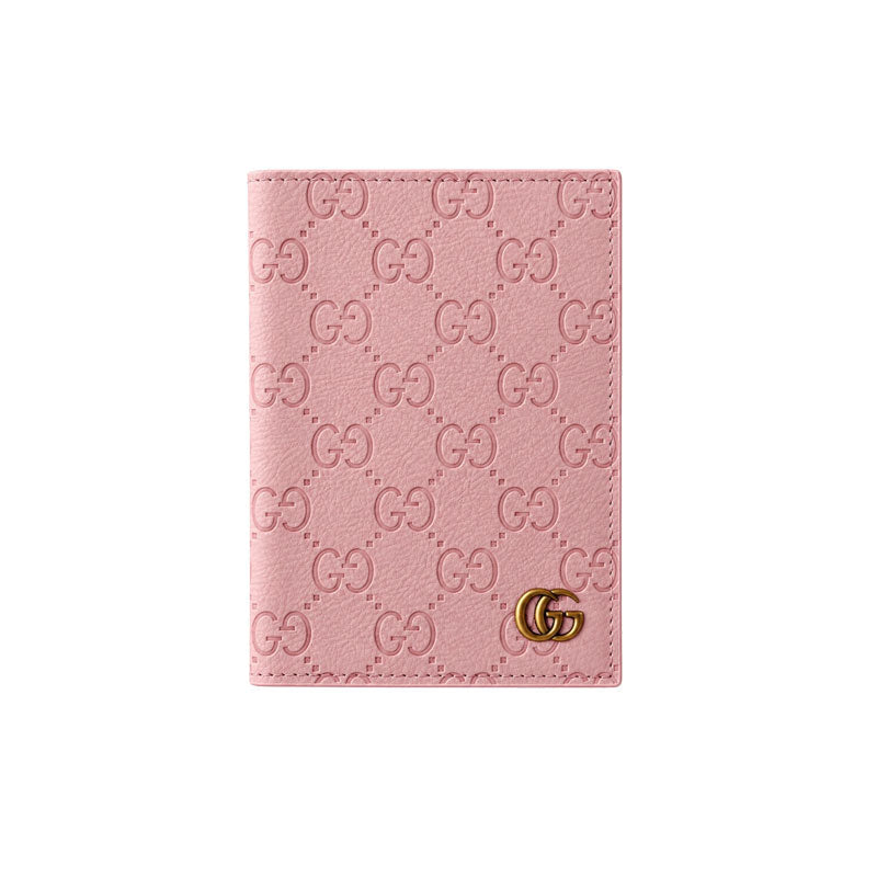 Premium Leather GG Folding Card Wallet-LA260047