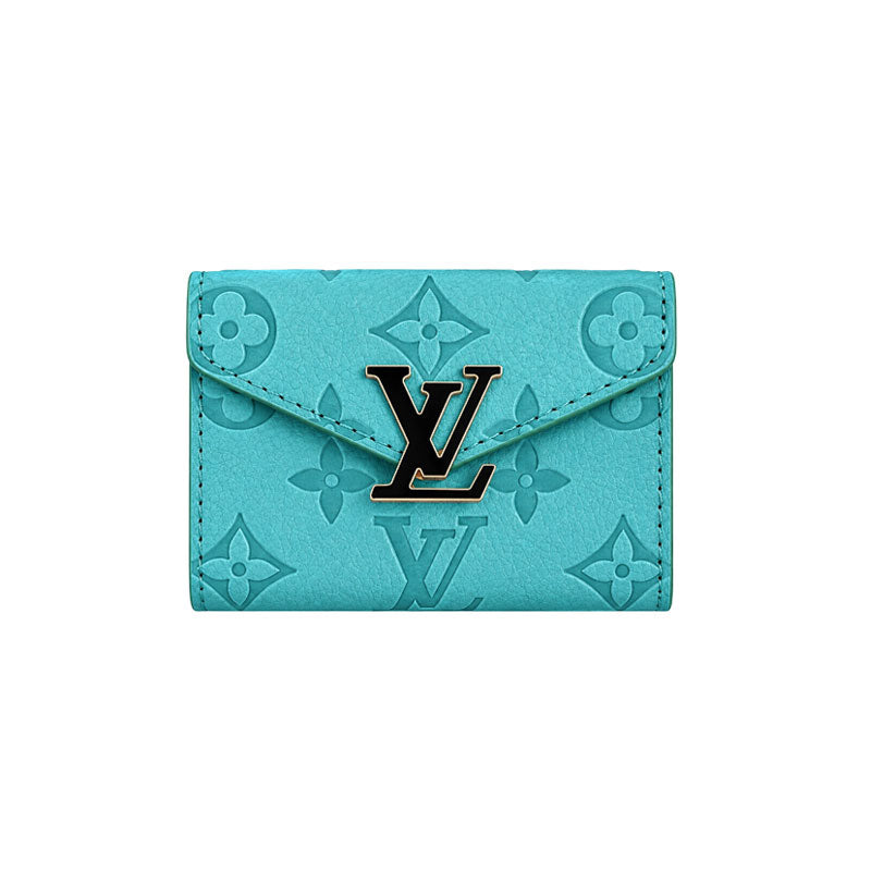 Elegant Leather Monogram Card Wallet -LA260048