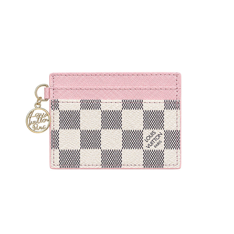 Classic Leather Monogram  Card Wallet-LA260027