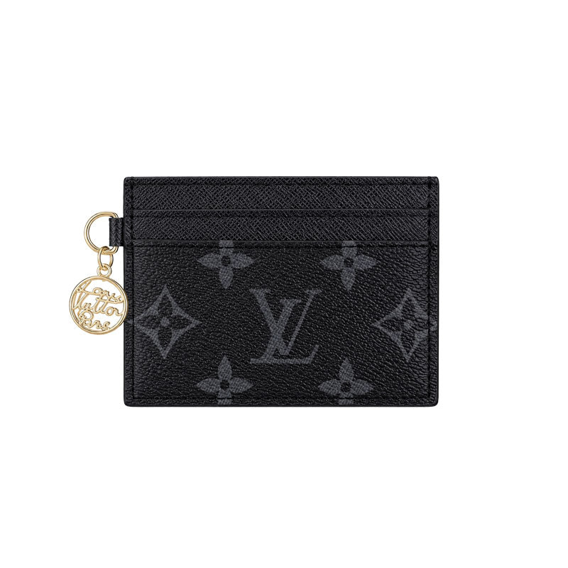 Classic Leather Monogram  Card Wallet-LA260027