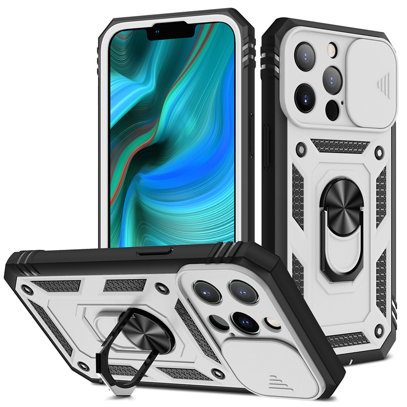 Military Armor Phone Case With Stand For iPhone