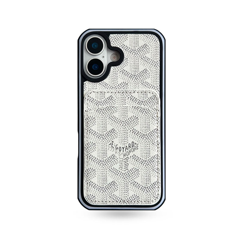 Leather GD iPhone Case With Card Holder -CFK251502