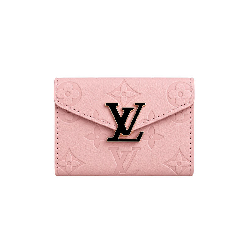 Elegant Leather Monogram Card Wallet -LA260048