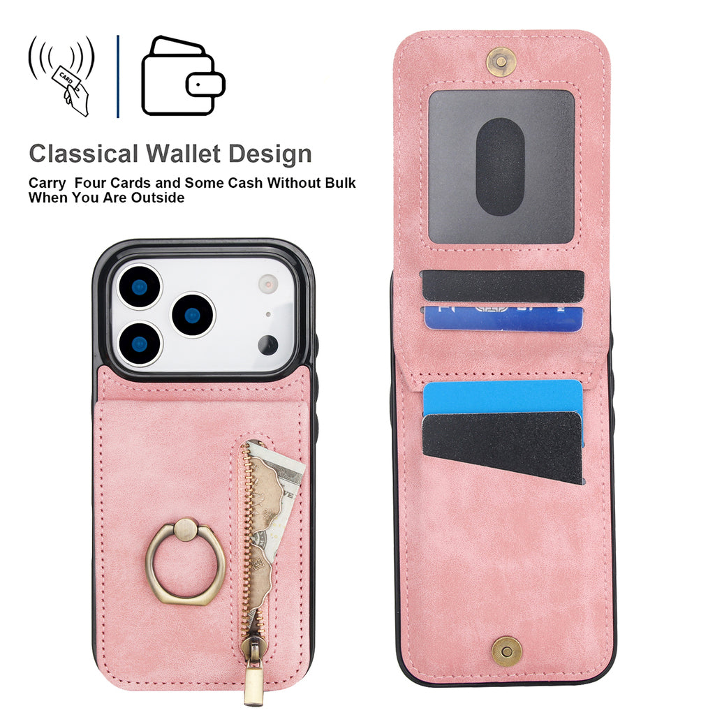 Leather iPhone Case With Card Holder