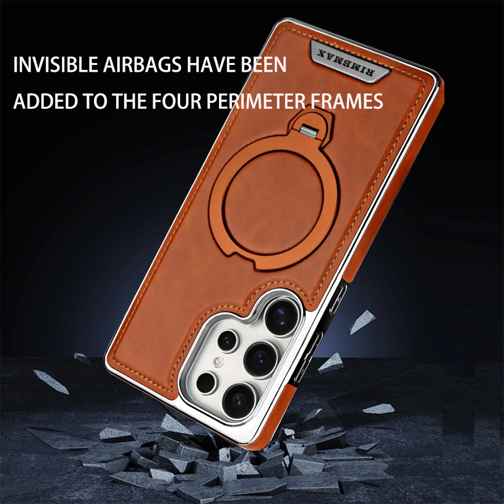 Luxury Leather Galaxy S Phone Case