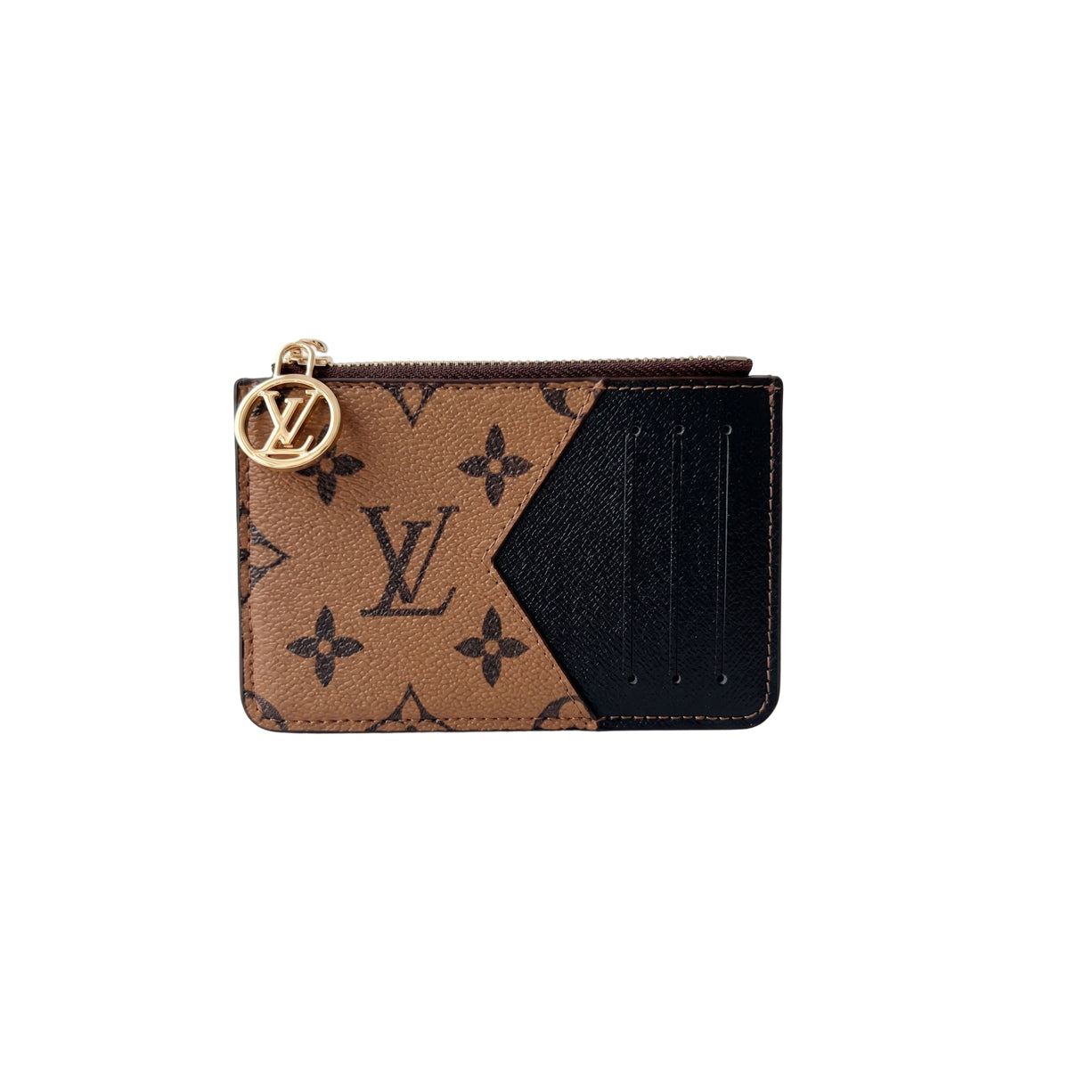 Monogram Leather Card Holder