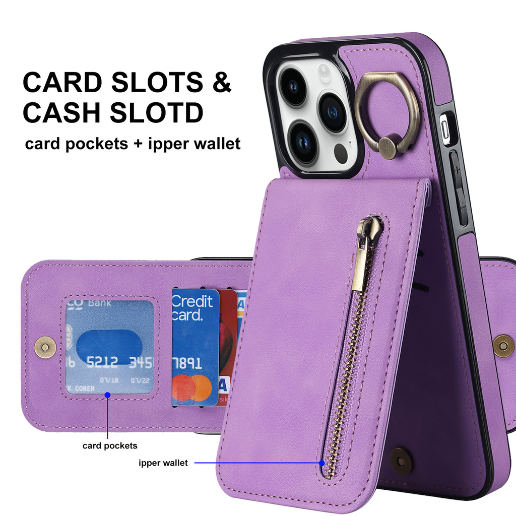 Leather iPhone Case With Card Holder