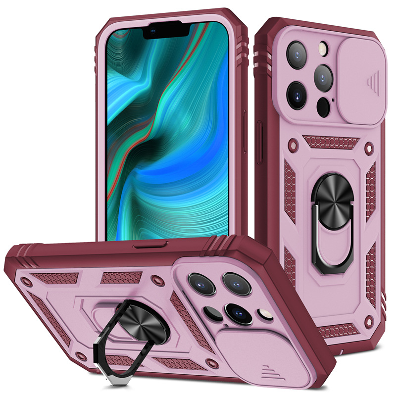 Military Armor Phone Case With Stand For iPhone