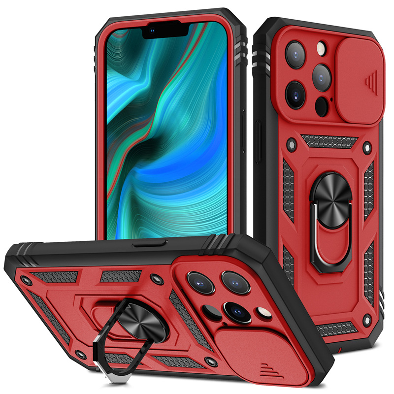 Military Armor Phone Case With Stand For iPhone