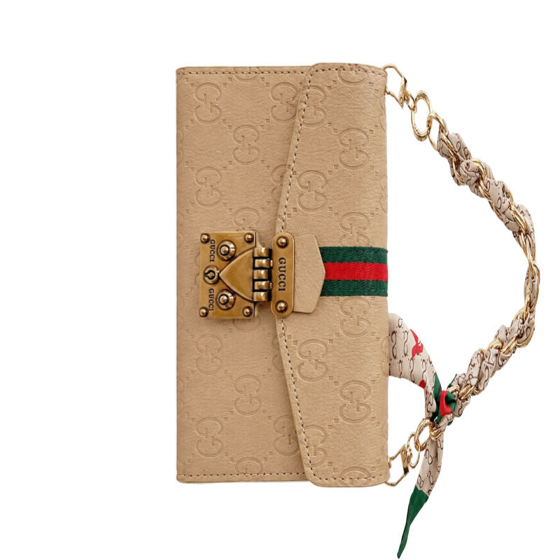 Classic Leather GG iPhone Case With Flip Wallet-LA260007