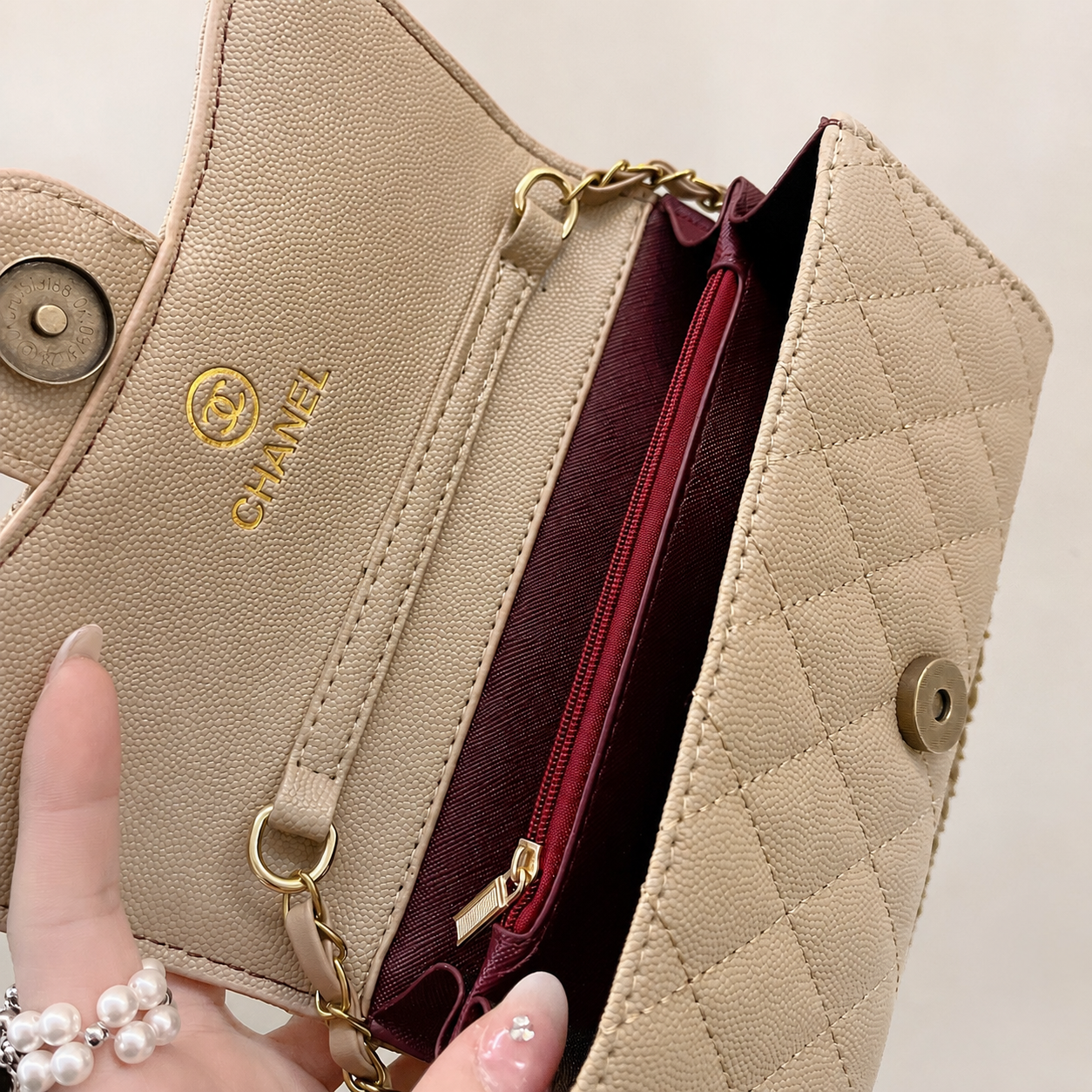 Luxury Leather CC Crossbody Phone Bag-CYCC169