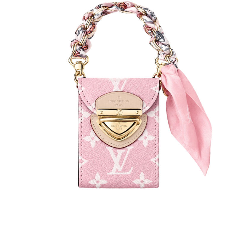 Premium Leather Monogram  Card Wallet-LA260045