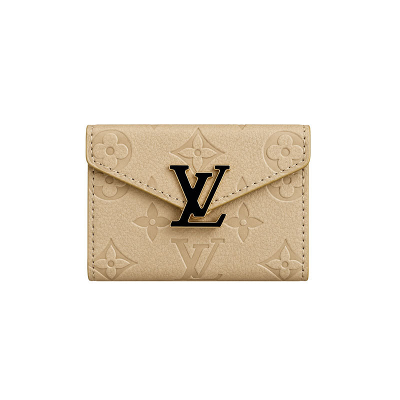 Elegant Leather Monogram Card Wallet -LA260048