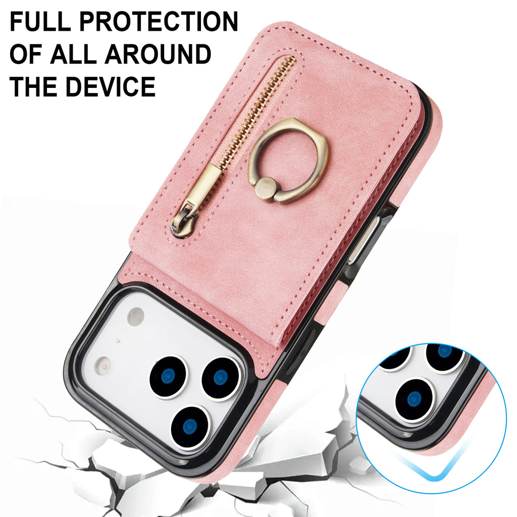 Leather iPhone Case With Card Holder