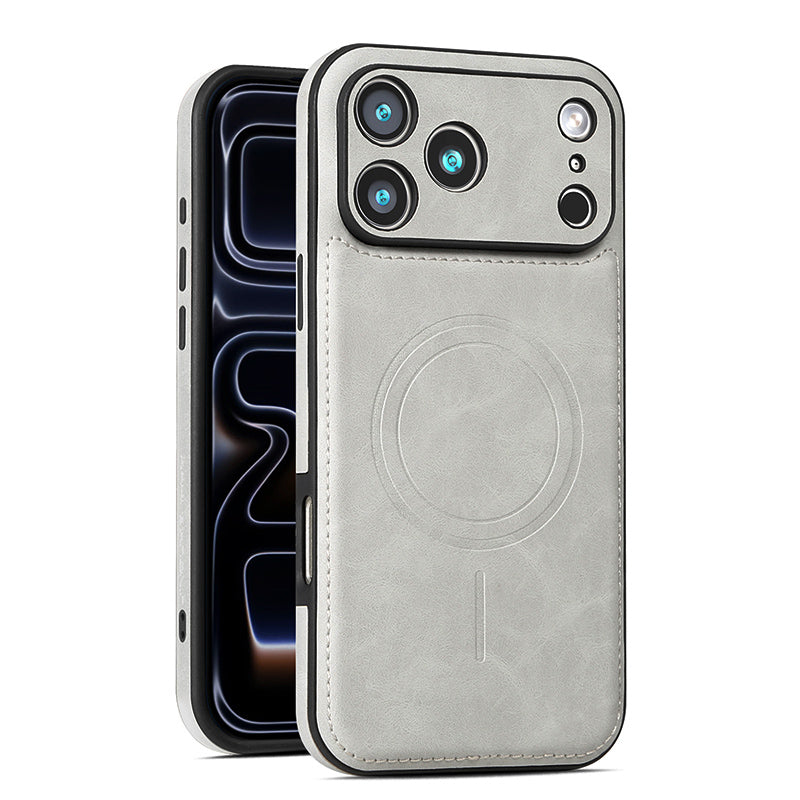 Leather Magsafe iPhone Cases For iPhone 17 Series