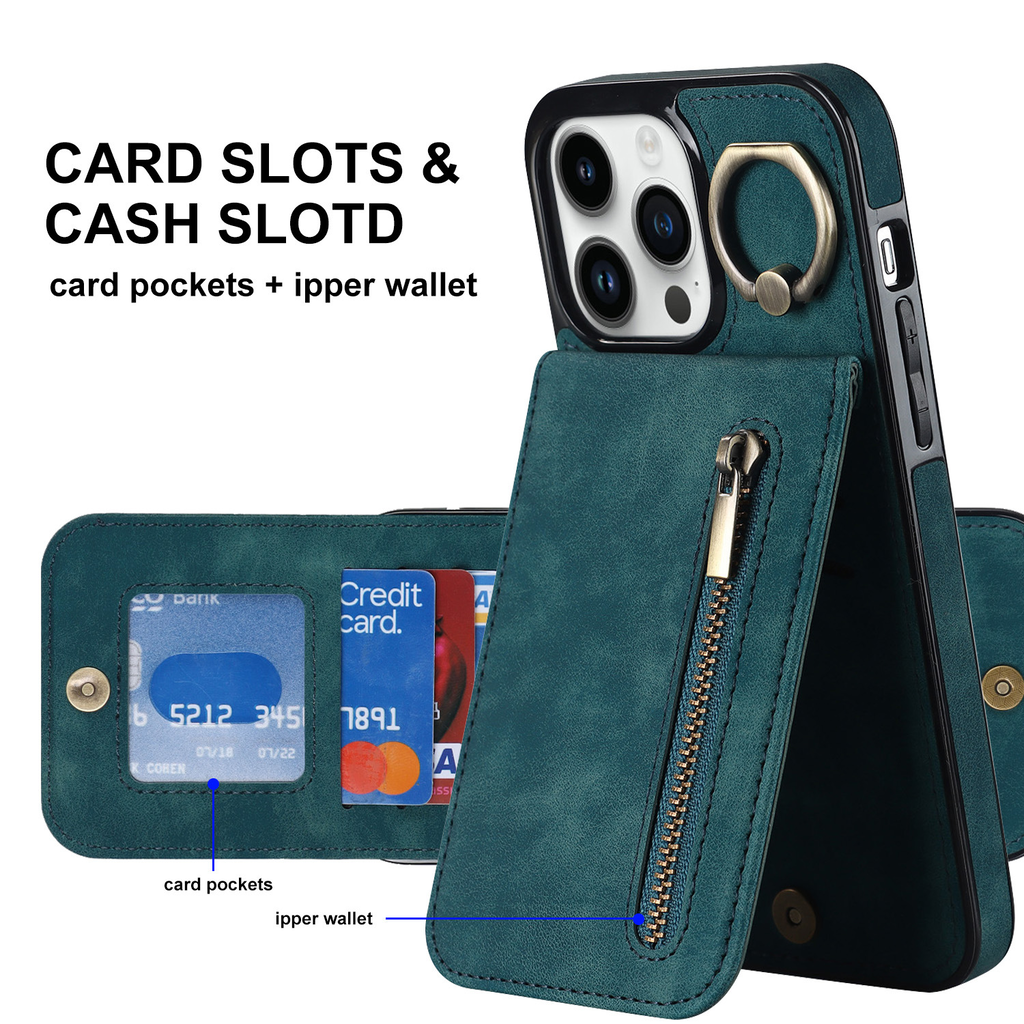 Leather iPhone Case With Card Holder
