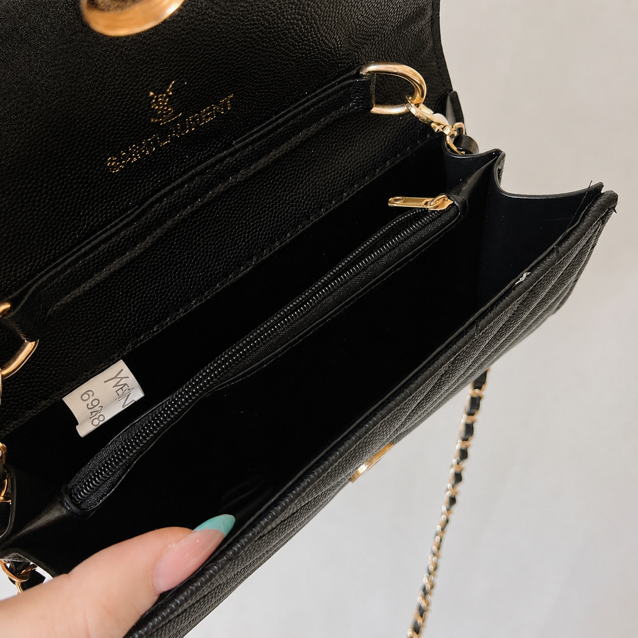 Premium Leather YL Crossbody Phone Purse -CYYL171