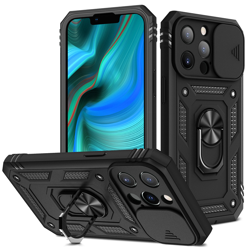 Military Armor Phone Case With Stand For iPhone