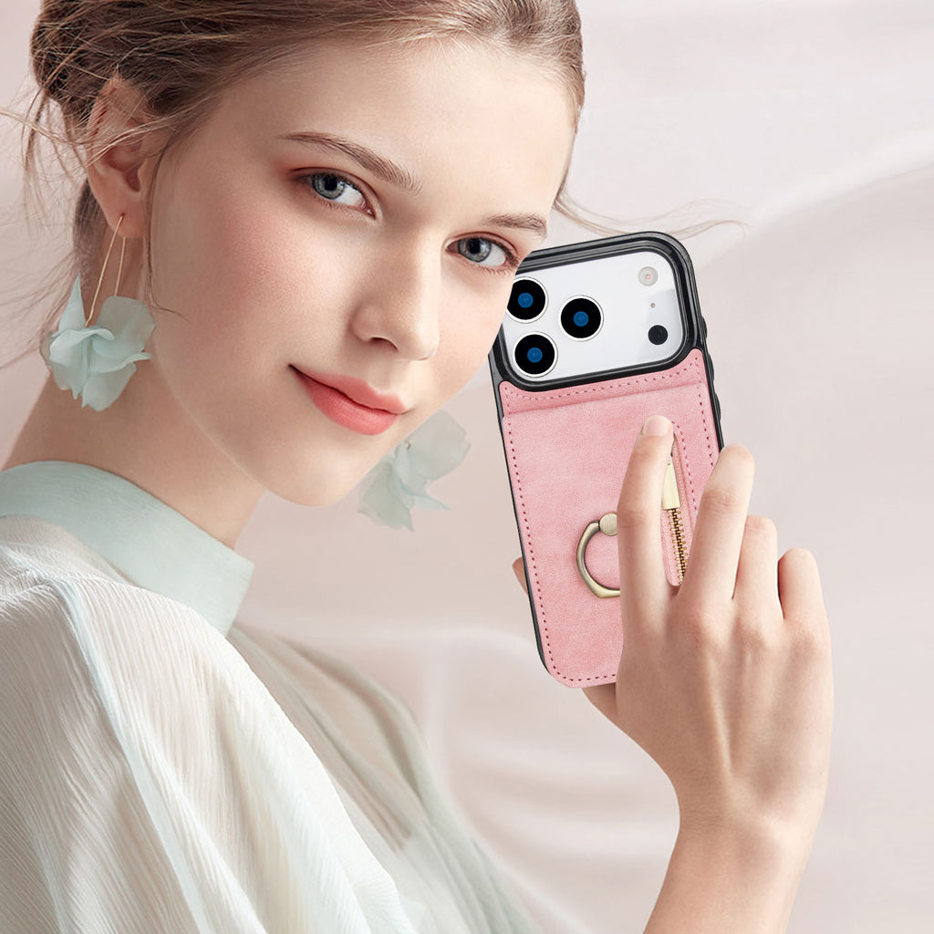 Leather iPhone Case With Card Holder