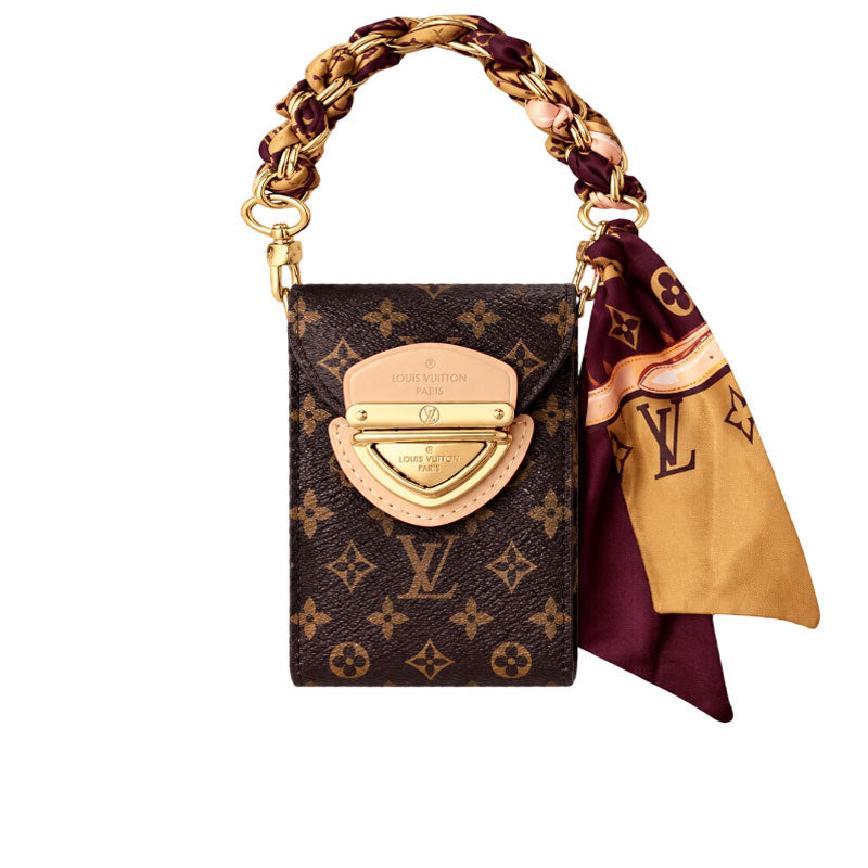 Premium Leather Monogram  Card Wallet-LA260045