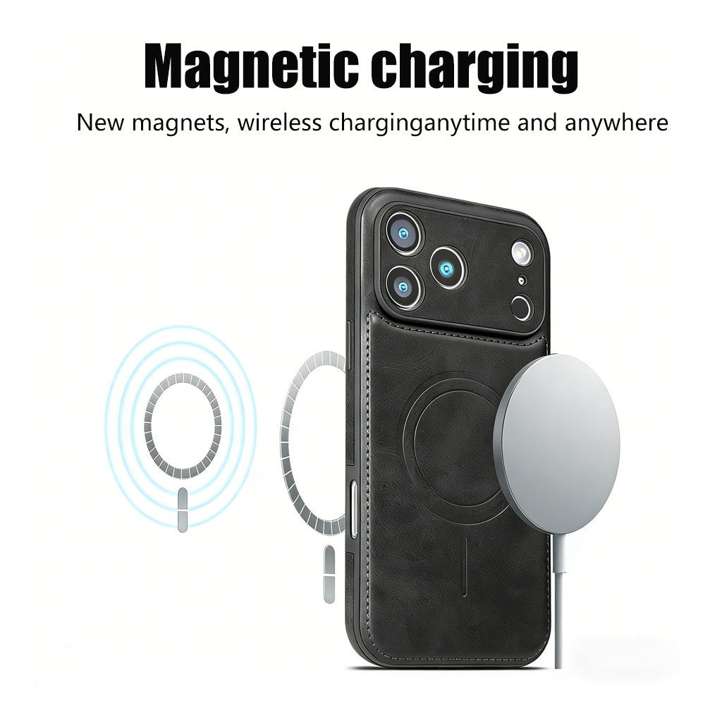 Leather Magsafe iPhone Cases For iPhone 17 Series