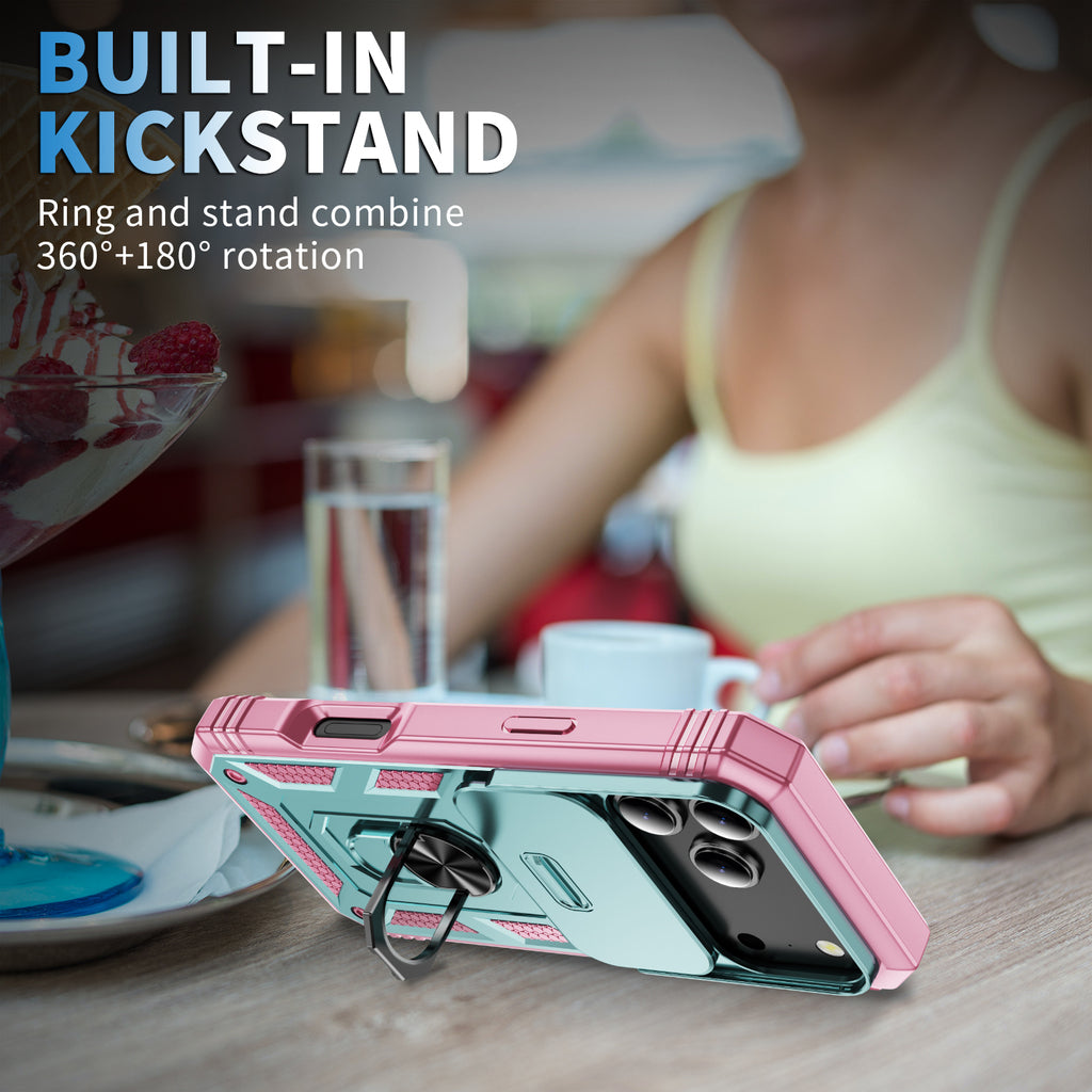 Military Armor Phone Case With Stand For iPhone