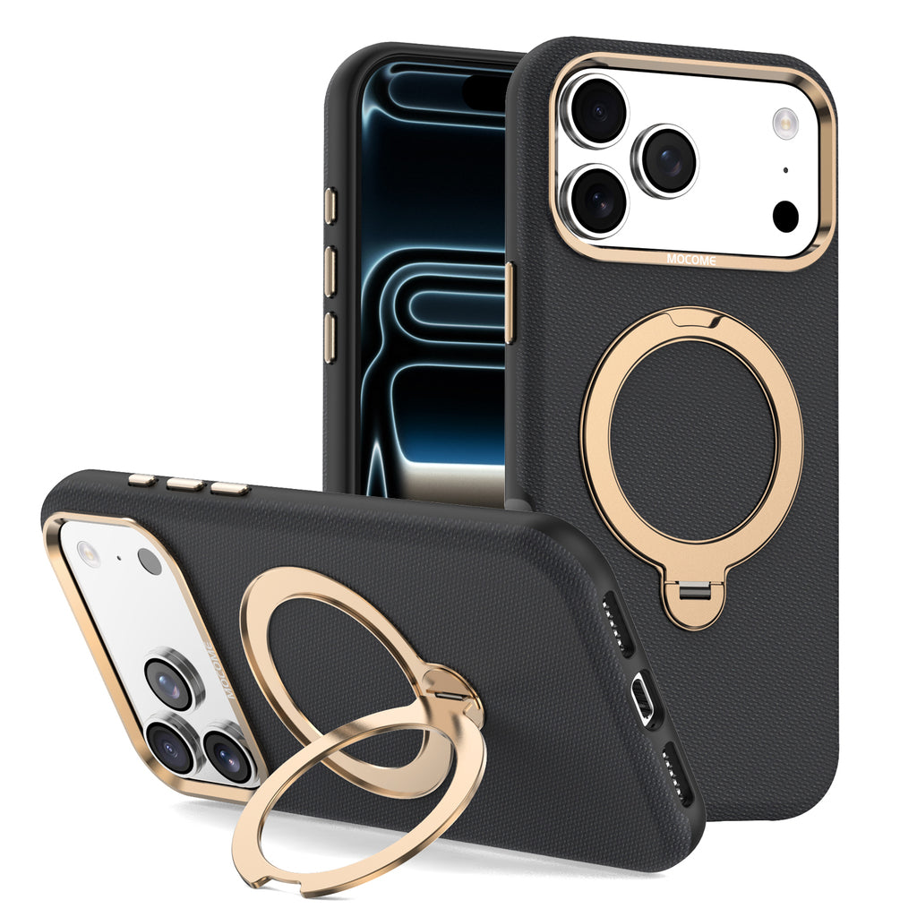 iPhone Cases With Magnetic Ring Stand Orange