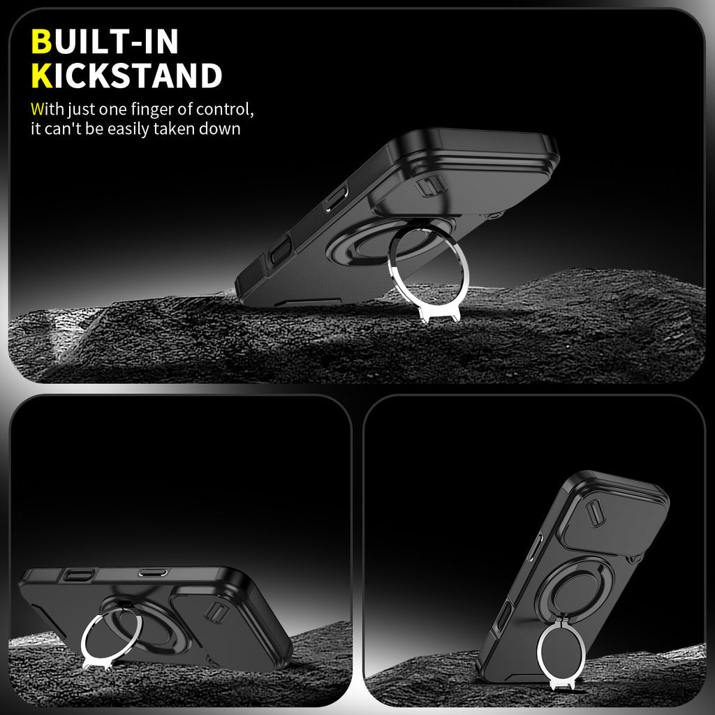 iPhone Cases With Magnetic Ring Stand For iPhone 17 Series