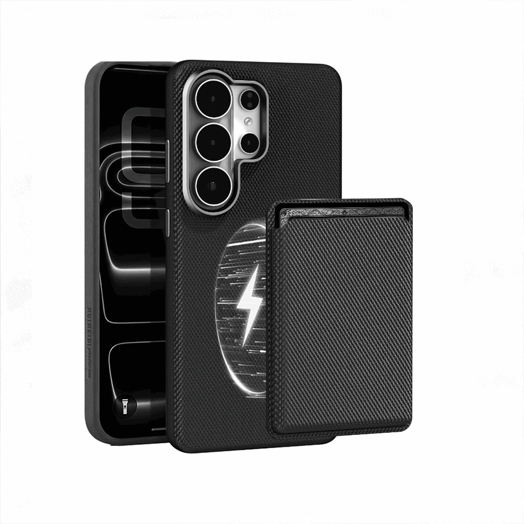 Galaxy Phone Case With Magnetic Wallet