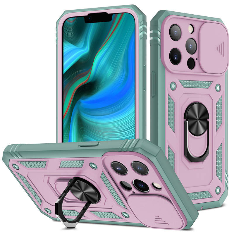 Military Armor Phone Case With Stand For iPhone
