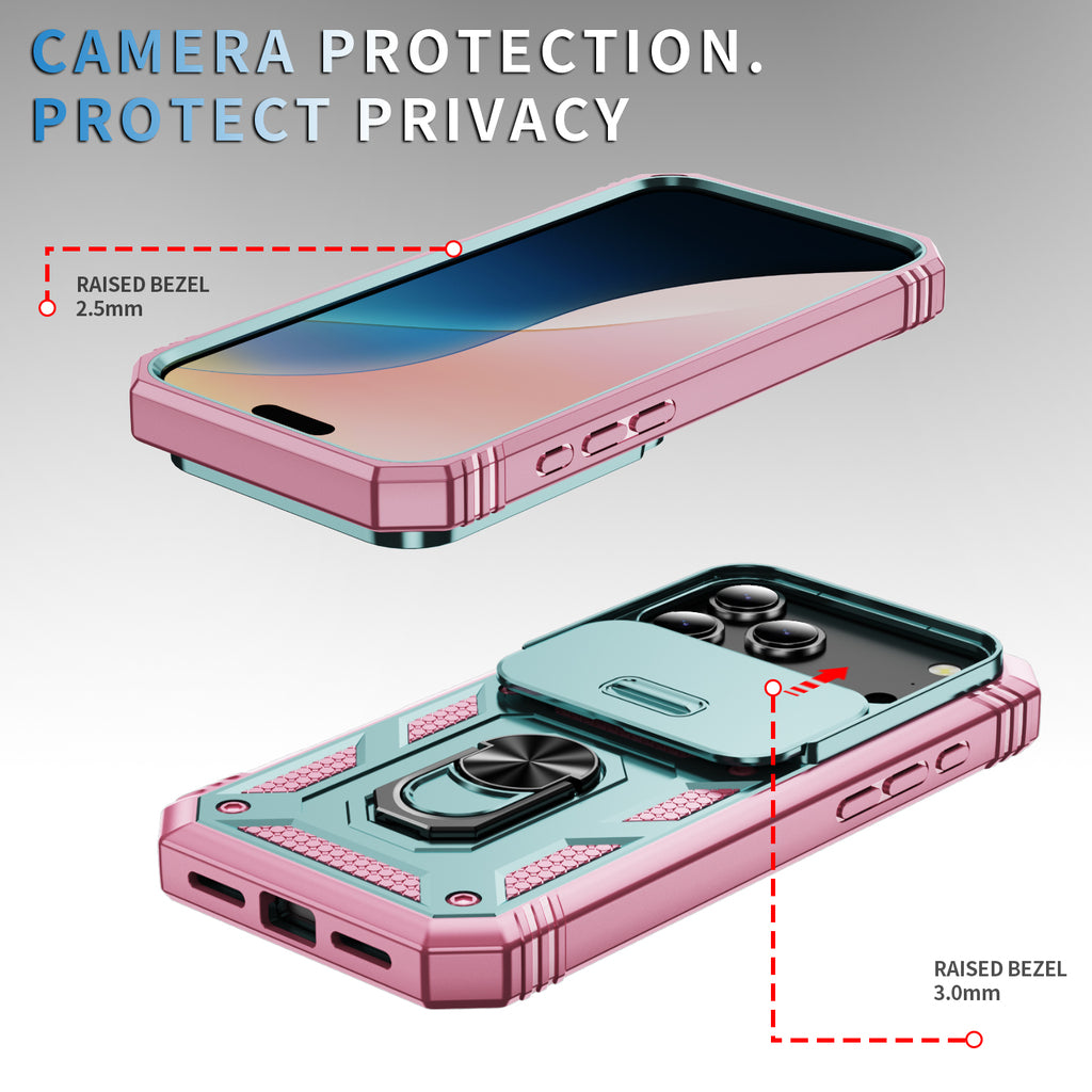 Military Armor Phone Case With Stand For iPhone
