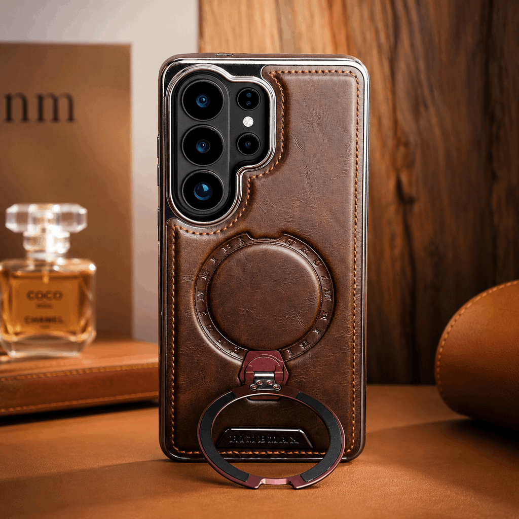 Luxury Leather Galaxy S Phone Case