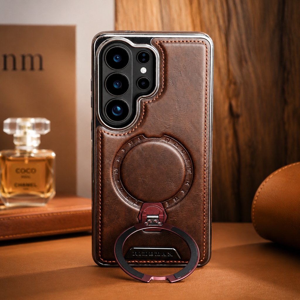 Luxury Leather Galaxy S Phone Case