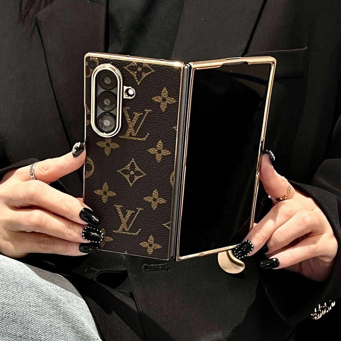 High-quality Monogram Samsung Galaxy Z Fold Series Case-CYLV086